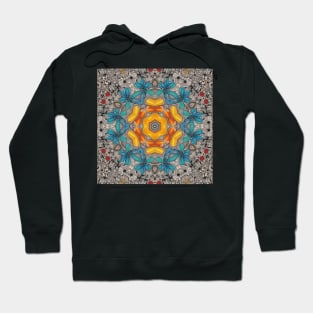 Zentangle Kaleidoscope Flowers Hoodie